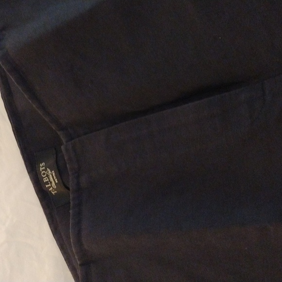 Talbot's 16 p wide leg black pants - Picture 2 of 4